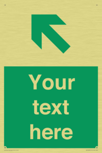 Custom Safe condition: Green Up left arrow